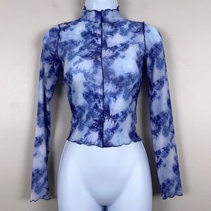 Top Women S Y2K 90s Cyber Grunge Edgy Fairy Goth Rave Sheer Mesh Graphic Print